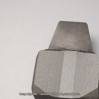 High Precision CBN Thread Cutter Custom V-Profile Insert for White Cast Iron Long Tool Life Factory Direct