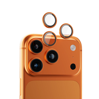 Film de protection en verre ultra-clair 9H anti-rayures pour objectif d'appareil photo arrière iPhone 17 – Protection intégrale