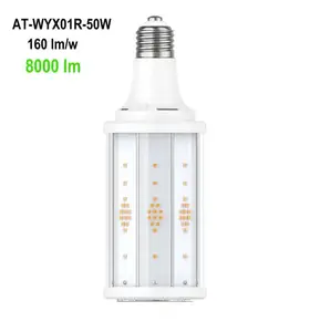 Garden Glow: 50W LED HID Replacement Bulb With E26 E27 Base - Ideal LED Corn Light For Outdoor Lighting