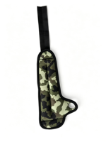 Manchettes lestées pour poignets, rembourrées, camouflage, imperméables, avec fermeture, sangle réglable, anneau en D métallique pour l'entraînement physique
