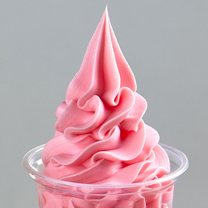 Modèle de crème glacée Sundae factice pour vitrine, dégradé bicolore, saveurs matcha et fraise - Product Image 4