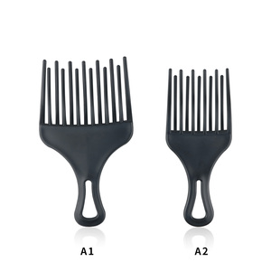 Peigne Afro en plastique, outils pour la coupe de <span class=keywords><strong>cheveux</strong></span> <span class=keywords><strong>bouclés</strong></span>, coiffure pour hommes - Product Image 3
