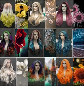 Voorraad Snelle Verzending Synthetische Pruiken Kant Voorkant Hittebestendig Haar Sneeuwwitte Kleur Pruiken Voor Cosplay - Product Image 6