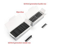 R La dernière troisième génération 6D Accessoires de machine d'extension de cheveux Conception sans crochet à boucle 6D pour les extensions de cheveux humains