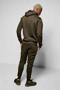 Jogger Suit Venta al por mayor de alta calidad logotipo personalizado Slim Fit desgastado chándal con capucha personalizado \ 2 piezas hombres chándal conjuntos para hombres - Product Image 3