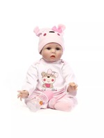 Boneka Bayi Reborn Grosir 55cm 22 Inch, Boneka Realistis Silikon Vinyl, Bayi Perempuan Baru Lahir, Boneka Kustom Realistis
