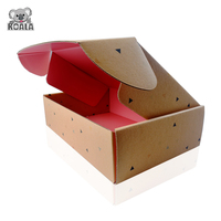 Boîte en papier Kraft de luxe, couleur personnalisée, 50 pièces