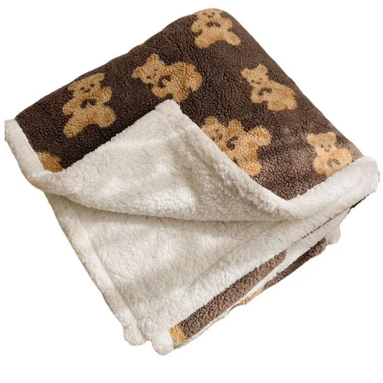 Amazon hot sale soft blanket wholesale soft and comfortable knit fleece throw blanket