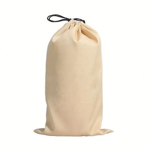 Sac à bijoux en velours avec logo personnalisé, pochette à cordon pour emballage de cadeau de mariage - Product Image 3