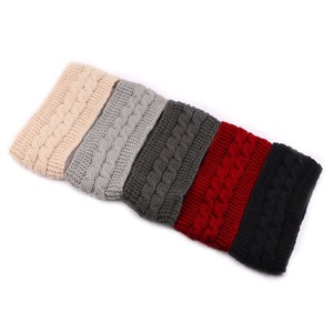 Bandeaux de sports d'automne et d'hiver européens et américains plus <span class=keywords><strong>cache</strong></span>-oreilles chauds tricotés en polaire - Product Image 3