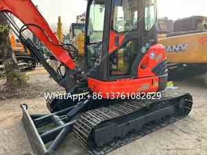 รถขุดขนาดเล็กอเนกประสงค์ U55 น้ำหนัก 5.57 ตัน ผลิตในจีน ใช้เครื่องยนต์ Kubota U55 มีจำหน่าย - Product Image 6