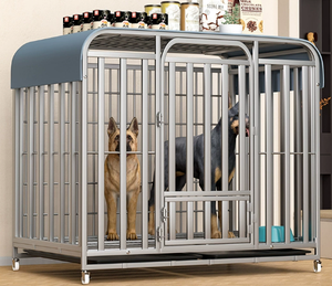 <span class=keywords><strong>กรง</strong></span>สุนัขสีดำแบบท่อสี่เหลี่ยม3.0หรูหราพร้อมฝาครอบถาดพลาสติกแบบแข็งทันสมัยสำหรับกล่องแมวสด - Product Image 2