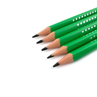 Jishui – ensemble de crayons en caoutchouc pour enfants, Mine de Golf, crayons Standard de 2mm, crayon de bureau et d'école, couleur foncée, noir