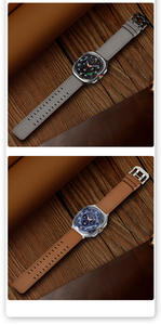 Correa de Reloj de Cuero Suave de Lujo HUANLONG para Watch Ultra 47mm, Reemplazable y Ajustable - Product Image 6