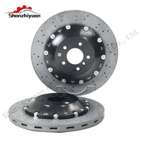 Disque de frein en céramique carbone avant 410 mm * 38 mm Arrière 390 mm * 32 mm R20 R21 R22 pour Ford Fiesta Mini Cooper Chevrolet Cruze Peugeot