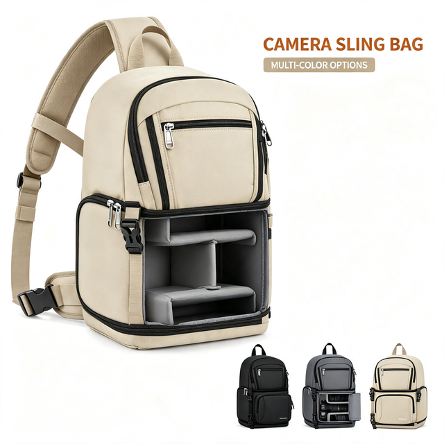 BSCI Factory Custom Camera Sling Crossbody Bag Waterproof Photography Chest Bag Portable Camera Storage Bag For Photographer