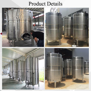 Cuve de fermentation de vin de raisin certifiée ISO 200L-500L pour les composants PLC de vin de mûre de cerise de prune de cidre et de Sloe Gin - Product Image 6