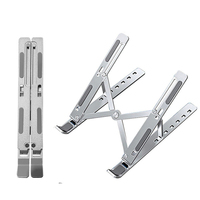 Support d'ordinateur portable en alliage d'aluminium Hauteur réglable Support pliable pour tablette de bureau Support pour ordinateur portable Support pour tablette Soporte Para