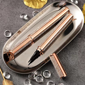 2023 Großhandel schwarz Eyeliner Make-up hochwertige Eyeliner Stift benutzer definierte Logo Diamant Eyeliner mit niedrigem MOQ - Product Image 1