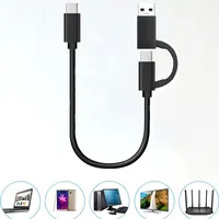 Câble USB A/C 3.0 vers USB Type C 10 Gbps pour synchronisation de données pour ordinateur portable tablette 2 en 1 Câble USB C Charge rapide