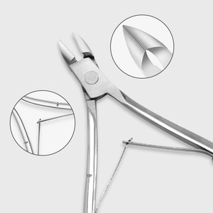 Stainless Steel Cuticle Clipper <b>Set</b> With <b>Nail</b> File Pusher And Remover Portable Manicure Tools For Adults In Bag - Product Image 2