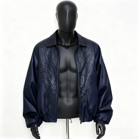 Veste universitaire vintage en cuir PU rouge de haute qualité, personnalisée OEM, pour homme, avec patchs chenille et sequins sur le devant, tendance