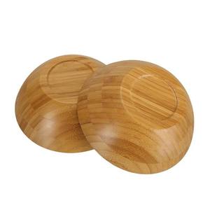 Tigela De Bambu Esculpida Ecológica Sopa Biodegradável e Tigela De Arroz Feito De Fibra De Bambu - Product Image 4