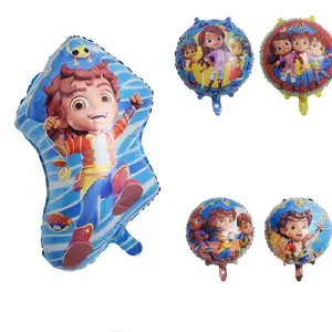 Balões de Globos de 18 Polegadas Personagem dos desenhos animados Santiago dos mares para decoração de festa de aniversário