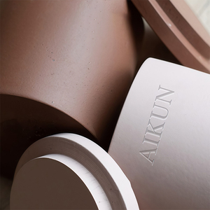 AIKUN <b>Long</b> Lasting Ceramic Vessel Packaging Tag Fragrance Scented <b>Candles</b> for Living Room Home Decoration - Product Image 3