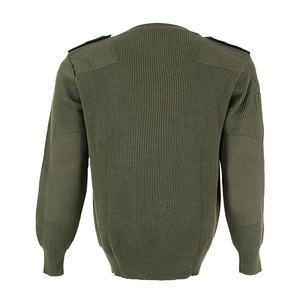 Maglione Pullover invernale da uomo KMS taglie forti girocollo tattico di sicurezza a maniche lunghe lavorato a maglia maglione di lana - Product Image 2