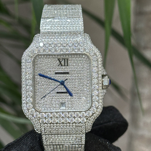 Relojes Mecánicos de Lujo para Hombre con Esfera Romana y Diamantes Moissanite VVS - Product Image 4