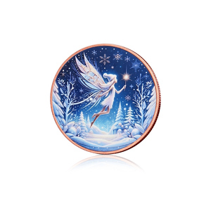Articoli Regalo per Bambini: Monete in Rame da 1oz, Moneta Rotonda in Rame Puro .999 da 1 oz della Fata dei Denti, per Souvenir di Feste di Compleanno per Bambini - Product Image 2