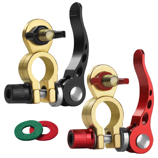 Auto Battery Terminal Connectors  M8 Screw Quick Release Car Battery Terminals Clamps Car Battery Terminal