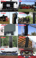 Altavoz Profesional Pasivo, Altavoces de Línea de 10 Pulgadas, Sistema de Sonido de Alta Potencia de Dos Vías para Conciertos al Aire Libre