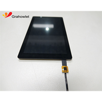 Écran tactile capacitif Grahowlet OEM/ODM 3,5-8 pouces, interface IIC/USB, format 16:9 pour la maison intelligente et la recharge industrielle