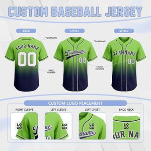 Camiseta de béisbol personalizada con nombre y número, uniforme de equipo unisex con botones en el frente para hombres, mujeres, jóvenes y niños - Product Image 4