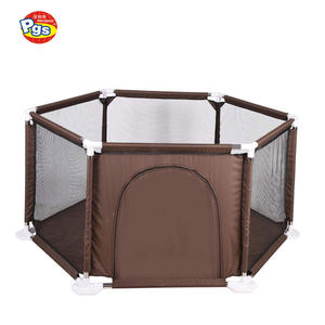 Parc de jeu pour bébé Prodigy OEM, clôture de jeu portable pour intérieur, en plastique, 120-220-63cm, montage facile, couleur personnalisée, logo personnalisé - Product Image 1