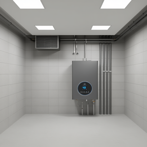 Calentador de Agua a Gas sin Tanque Vevor, 4.3 Galones, 100000 BTU, Montaje en Pared Interior, Pantalla LED Inteligente, Gas Natural - Product Image 2