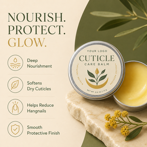 Cire à cuticules hydratante ODM à la cire d'abeille naturelle et à la camomille, prévient les cuticules sèches et les peaux mortes, barrière protectrice qui retient l'humidité - Product Image 1