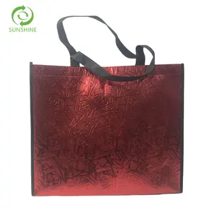 Wholesale tote non woven bag candy luxury bags beautiful reusable wrapping tote bag cheap price for supermarket