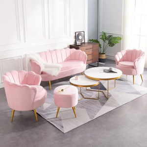 High Quality Custom Modern <b>Foldable</b> Waiting Sofa Set Curved Leisure Stool Chair with Velvet Fabric for Lobby Waiting Area - Product Image 1