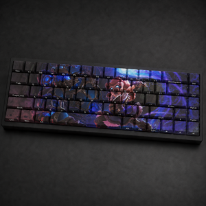 Ensemble de touches PBT personnalisées LOL <span class=keywords><strong>Hextech</strong></span> Annie, 68 touches imprimées sur le côté, sublimation par transfert thermique, profil Cherry pour clavier mécanique - Product Image 6