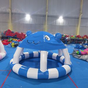 <span class=keywords><strong>Piscine</strong></span> gonflable pour enfant en PVC de haute qualité, personnalisée, pour l'intérieur et l'extérieur, petite <span class=keywords><strong>piscine</strong></span> en forme d'ours rose - Product Image 5