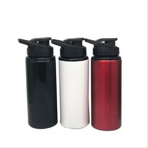 Water Bottles with Carabiner 20 oz. Set of 10, Bulk Pack - Aluminum, For  School, Kids sports bottle - Silver 