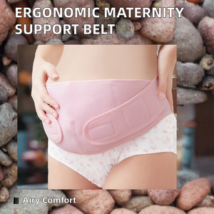 Ceinture de soutien de maternité ergonomique de haute qualité en spandex, confortable pour le ventre et le dos, soutien lombaire pour la grossesse - Product Image 3