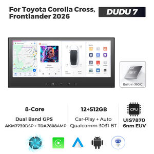 MEKEDE DUDU7 7870 Lettore Multimediale Audio Radio con Car-play e Navigazione GPS Auto per Toyota Corolla Cross Frontlander <span class=keywords><strong>2026</strong></span> da 12,3 Pollici - Product Image 3