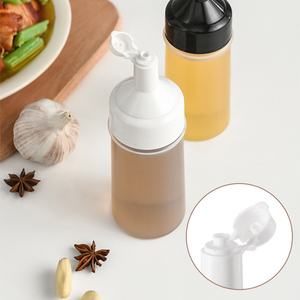 Bouteilles à condiments avec bouchon, ketchup, mayonnaise, <span class=keywords><strong>moutarde</strong></span>, sauce piquante, huile d'olive, bouteilles en plastique à presser pour la cuisine et les salades - Product Image 5