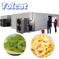 Tolcat Nieuwe Professionele Fruit- en Groente-Dehydrator met Heteluchtcirculatie voor het Drogen van Diverse Grondstoffen