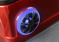 Voiturette de golf électrique HDK Ranger 6+2 Plus pour huit passagers avec batterie au lithium pour navette de complexe hôtelier, hôtel et communauté