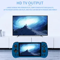 Console de jeu portable POWKIDDY X55 5,5 pouces avec écran IPS 1280*720, RK3566, console rétro open-source